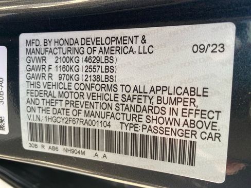 Certified 2024 Honda Accord EX-L image 39