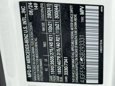 Used 2025 Mercedes-Benz GLS 450 4MATIC w/ AMG Line Exterior image 57