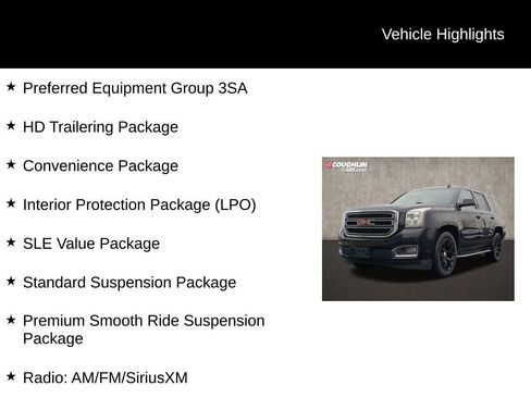 Used 2017 GMC Yukon SLE w/ SLE Value Package image 2