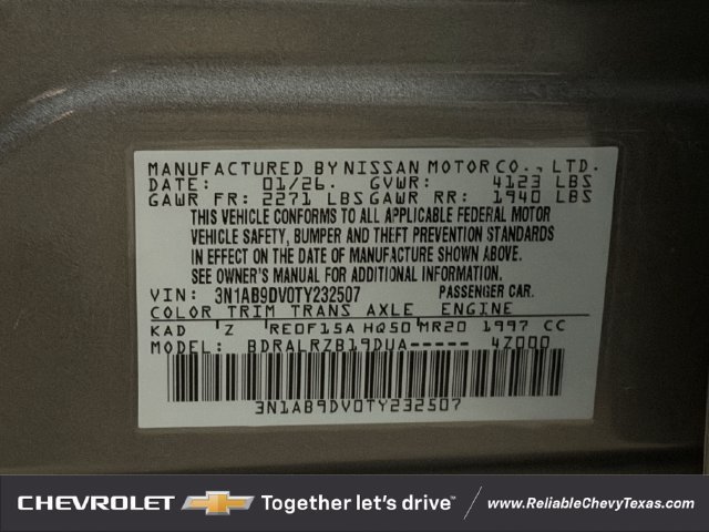 Used 2026 Nissan Sentra SR w/ Floor Mat Package FWD image 31