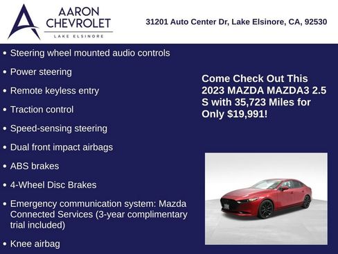 Used 2023 MAZDA MAZDA3 s image 10