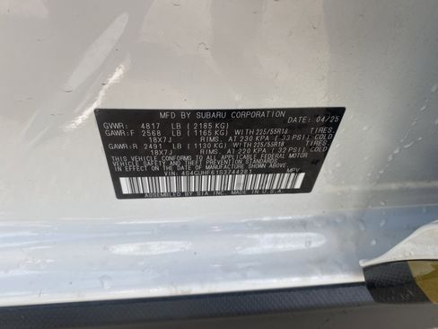 Certified 2025 Subaru Crosstrek 2.5i Sport w/ Crosstrek Mirror Package image 27