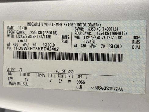 Used 2019 Ford F350 XL w/ Power Equipment Group image 49