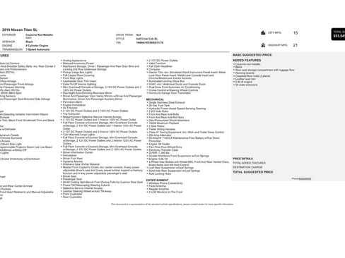 Used 2019 Nissan Titan SL image 9