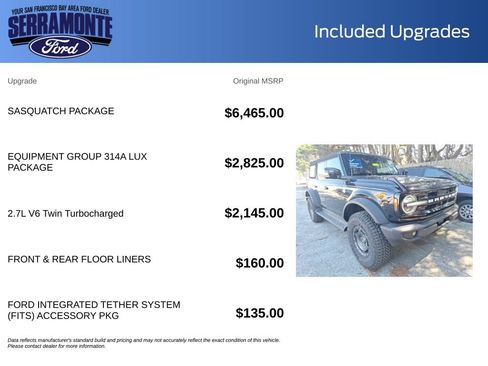 Used 2025 Ford Bronco Outer Banks w/ Sasquatch Package AWD/4WD image 20