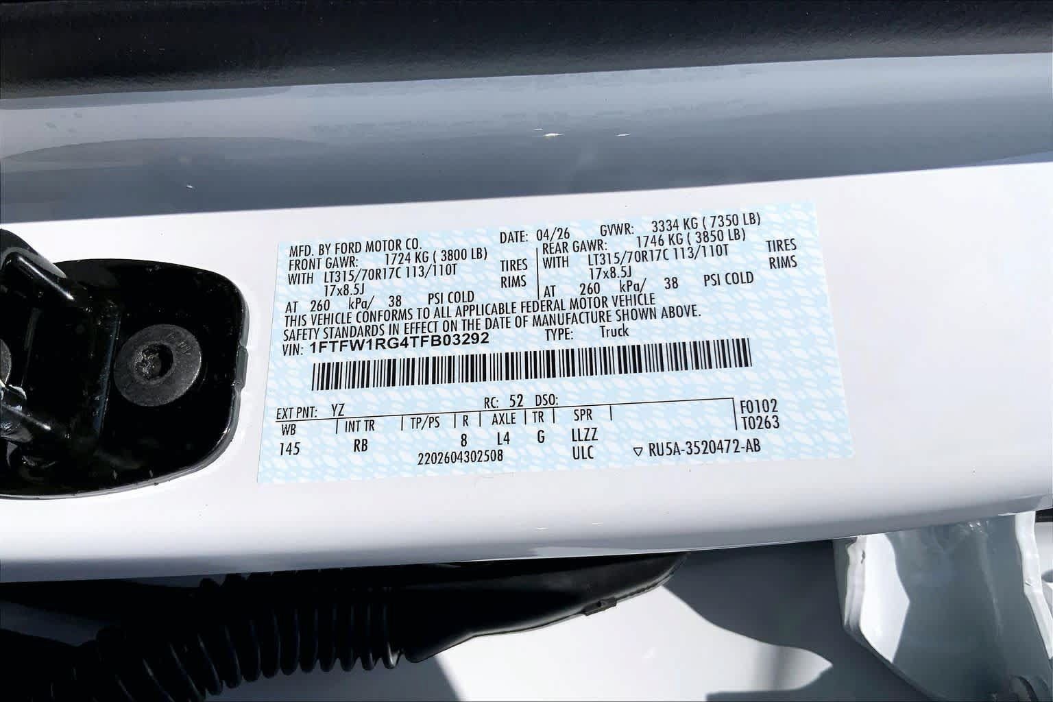 New 2026 Ford F150 Raptor AWD/4WD image 19