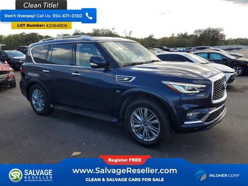 Used 2019 INFINITI QX80 Luxe w/ Proassist Package AWD/4WD image 5