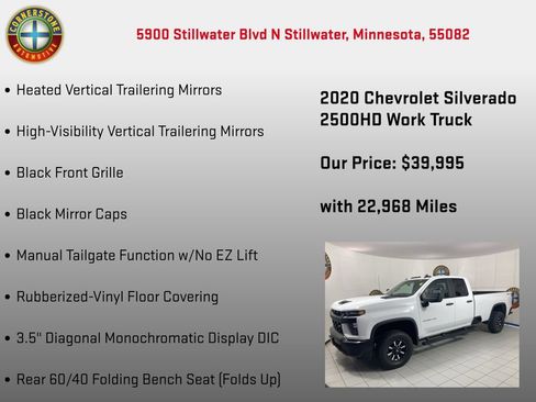 Used 2020 Chevrolet Silverado 2500 W/T w/ WT Convenience Package AWD/4WD image 27
