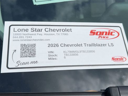 New 2026 Chevrolet TrailBlazer LS w/ LS Convenience Package image 31