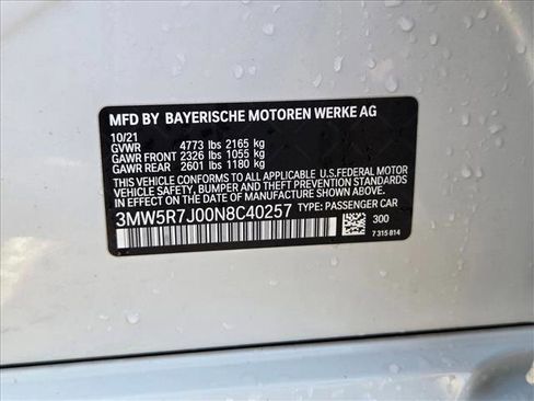 Certified 2022 BMW 330i xDrive Sedan w/ M Sport Package image 24