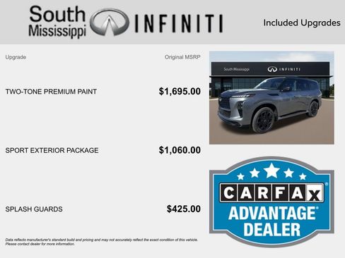 New 2026 INFINITI QX80 4WD w/ Sport Exterior Package image 5