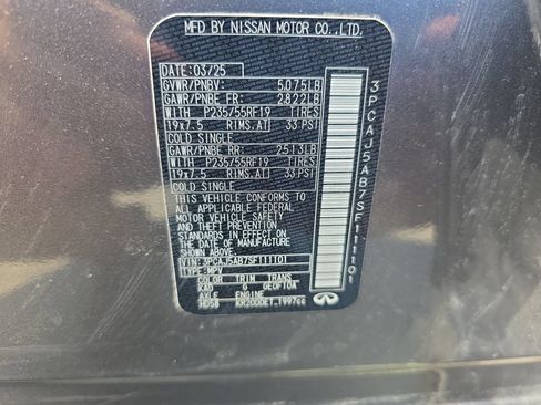Certified 2025 INFINITI QX50 Pure AWD/4WD image 33