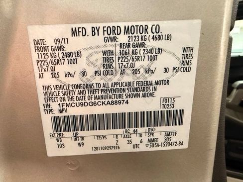 Used 2012 Ford Escape XLT AWD/4WD image 11