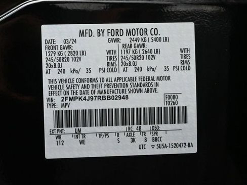 Certified 2024 Ford Edge ST-Line AWD/4WD image 32