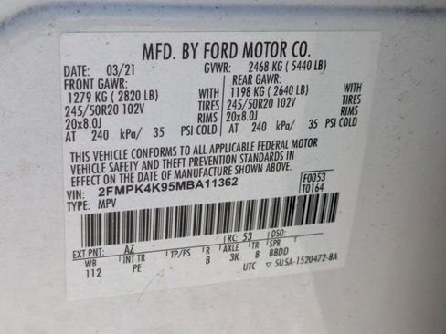 Used 2021 Ford Edge Titanium w/ Equipment Group 301A image 15