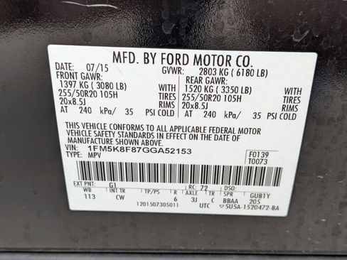 Used 2016 Ford Explorer Limited AWD/4WD image 34
