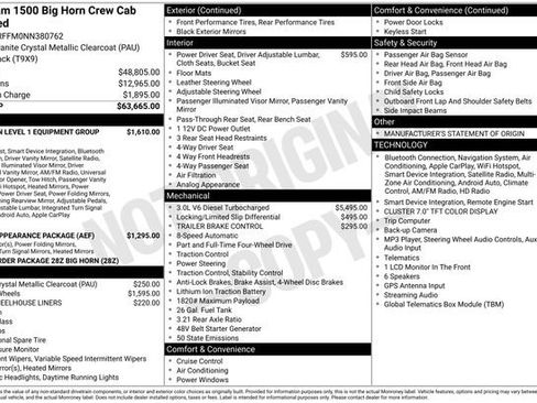 Used 2022 RAM 1500 Big Horn AWD/4WD image 29