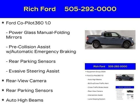 Used 2025 Ford Maverick XLT w/ Equipment Group 302A AWD/4WD image 62