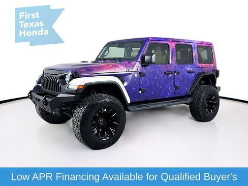 Used 2023 Jeep Wrangler Sahara w/ LED Lighting Group AWD/4WD image 3