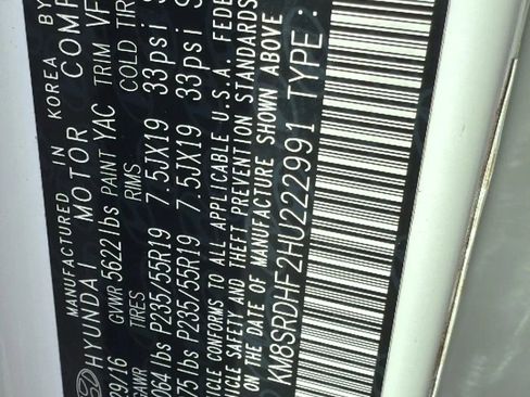 Used 2017 Hyundai Santa Fe Limited w/ Cargo Package image 35