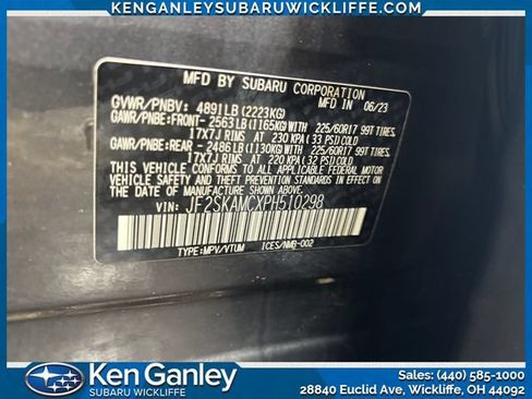 Certified 2023 Subaru Forester Wilderness AWD/4WD image 28