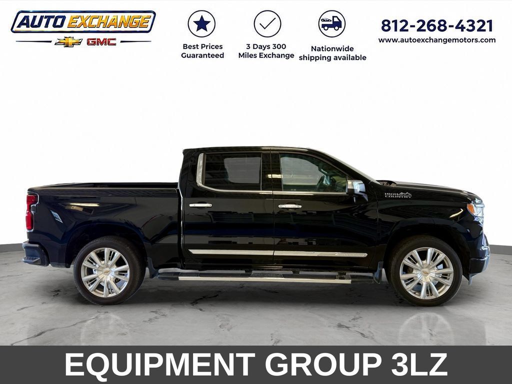 Used 2023 Chevrolet Silverado 1500 High Country w/ Technology Package AWD/4WD image 2