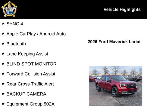 New 2026 Ford Maverick Lariat AWD/4WD image 2