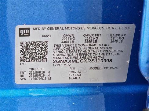Used 2024 Chevrolet Equinox RS w/ RS Leather Package FWD image 20