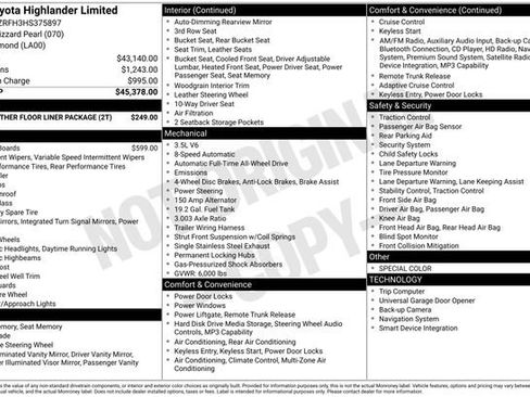 Used 2017 Toyota Highlander Limited image 15