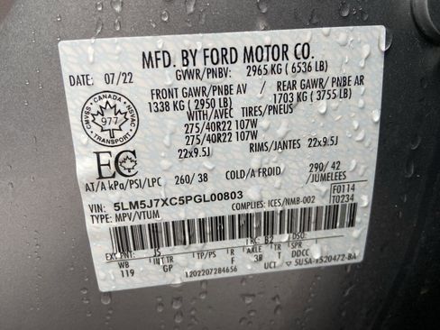 Used 2023 Lincoln Aviator Reserve w/ Equipment Group 201A AWD/4WD image 56