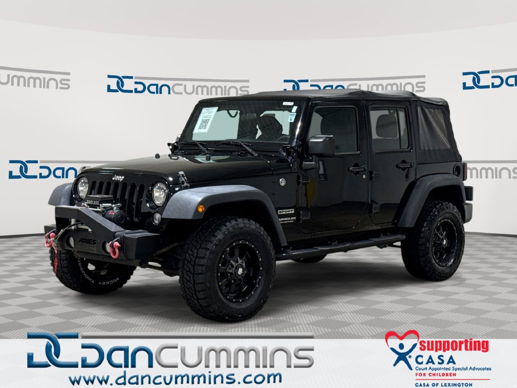 Used 2016 Jeep Wrangler Unlimited Sport w/ Max Tow Package AWD/4WD image 1