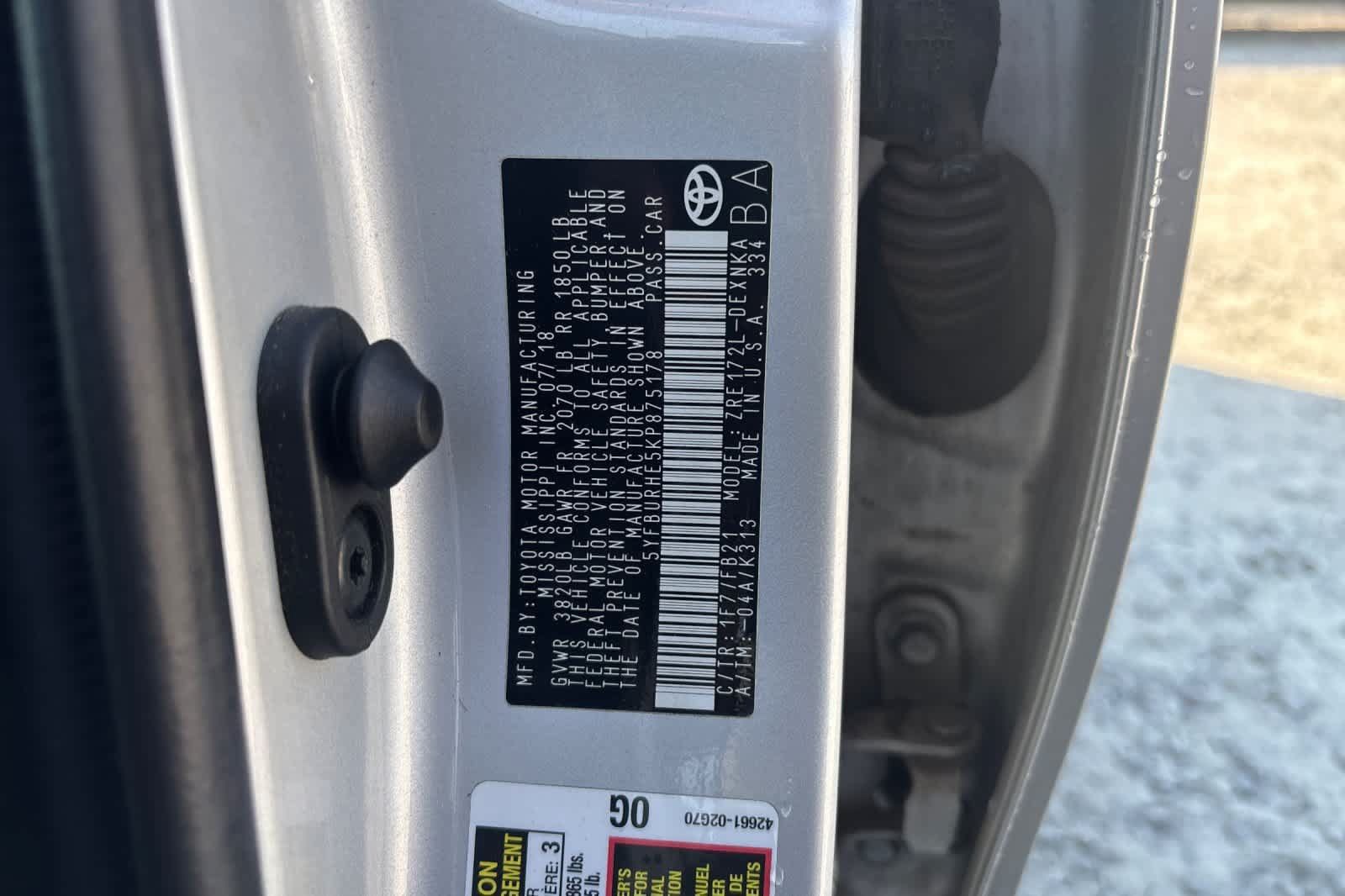 Used 2019 Toyota Corolla LE FWD image 27