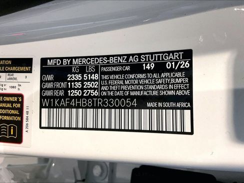 New 2026 Mercedes-Benz C 300 4MATIC Sedan image 10