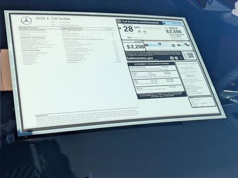 New 2026 Mercedes-Benz E 350 Sedan image 16