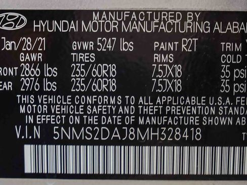 Used 2021 Hyundai Santa Fe SEL w/ Cargo Package AWD/4WD image 27