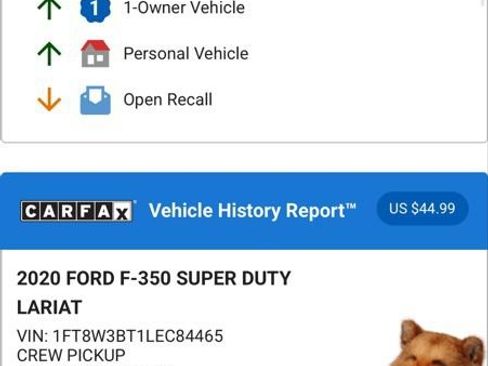 Used 2020 Ford F350 Lariat w/ Lariat Ultimate Package image 4