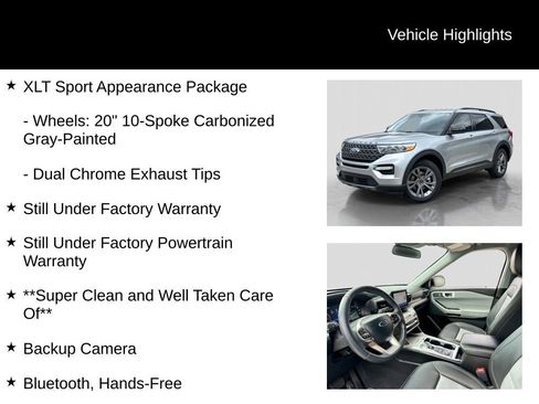 Certified 2024 Ford Explorer XLT w/ Equipment Group 202A AWD/4WD image 11