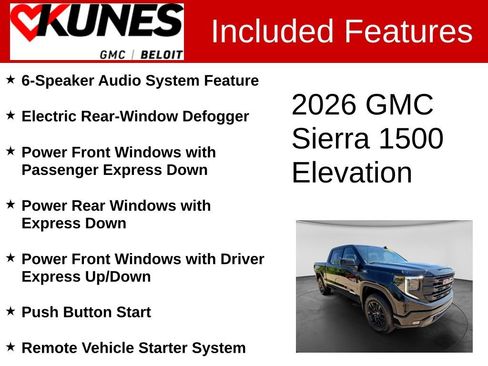 New 2026 GMC Sierra 1500 Elevation w/ Preferred Package AWD/4WD image 3