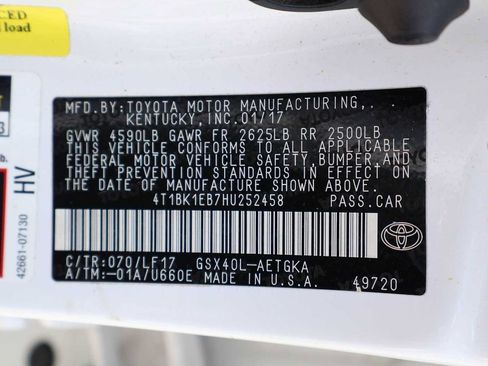 Used 2017 Toyota Avalon XLE Premium FWD image 21
