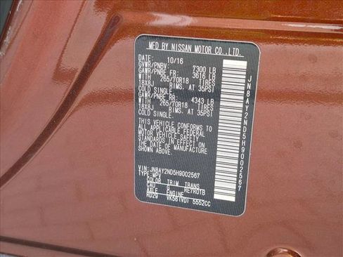 Used 2017 Nissan Armada SV w/ Driver Package RWD image 14
