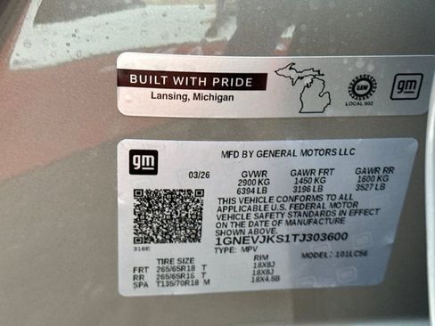 New 2026 Chevrolet Traverse Z71 image 30