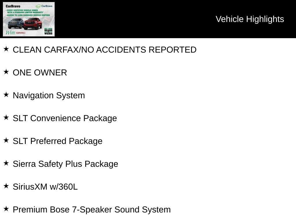 Certified 2022 GMC Sierra 1500 SLT w/ SLT Premium Plus Package AWD/4WD image 12