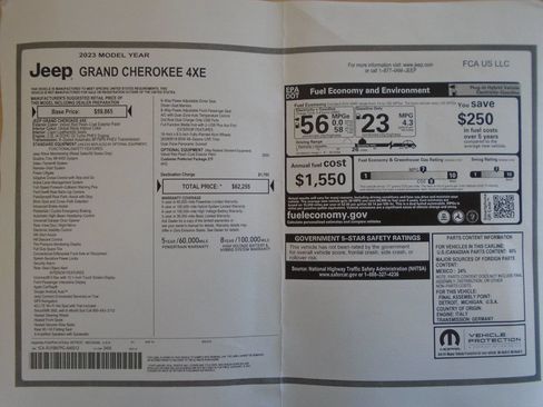 Used 2023 Jeep Grand Cherokee 4WD 4xe image 37
