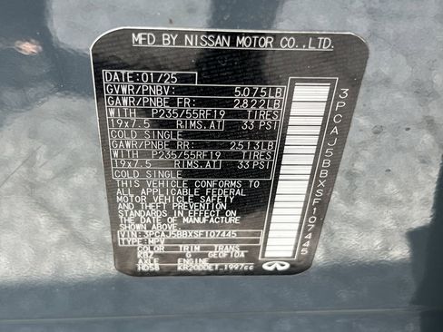 Used 2025 INFINITI QX50 Luxe AWD/4WD image 30