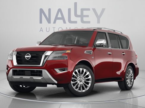 Used 2021 Nissan Armada Platinum w/ Captain's Chairs Package AWD/4WD image 11