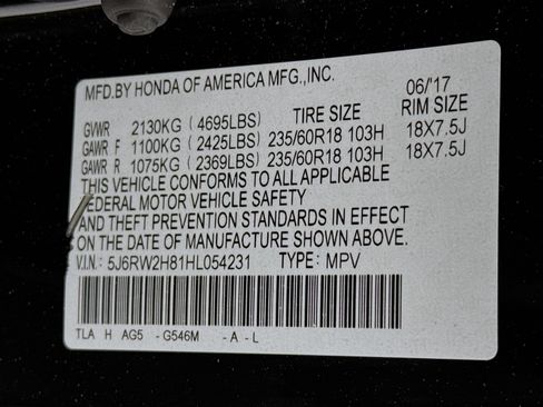 Certified 2017 Honda CR-V EX-L image 31