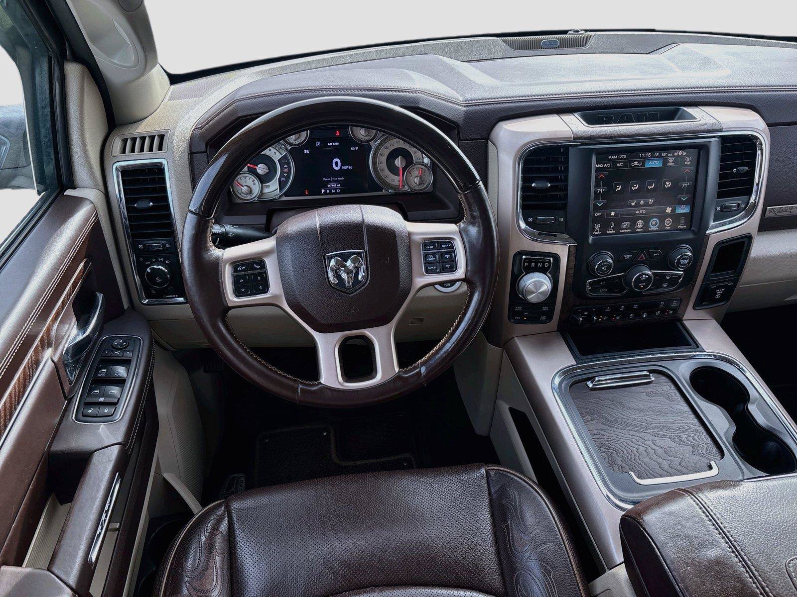 Used 2017 RAM 1500 Laramie Longhorn AWD/4WD image 2
