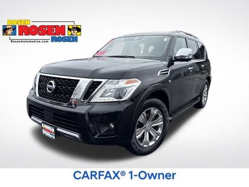Used 2019 Nissan Armada Platinum w/ Captain's Chairs Package image 1