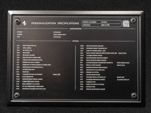 Certified 2024 Ferrari 296 GTB RWD image 38