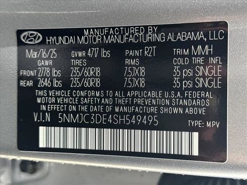 Certified 2025 Hyundai Tucson SEL image 18